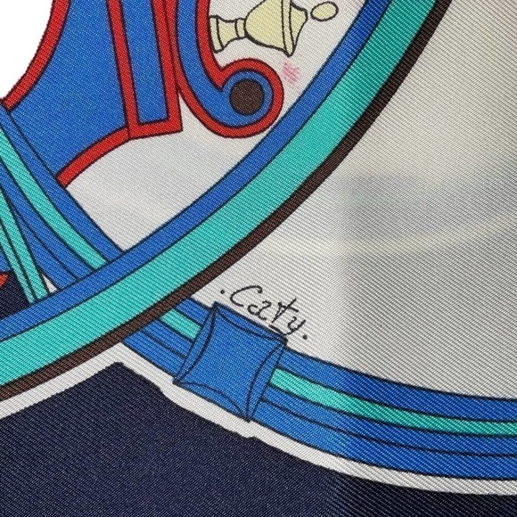 HERMES Washington's Carriages 100% Silk Scarf Carre 90cm Square - Picture 11 of 16